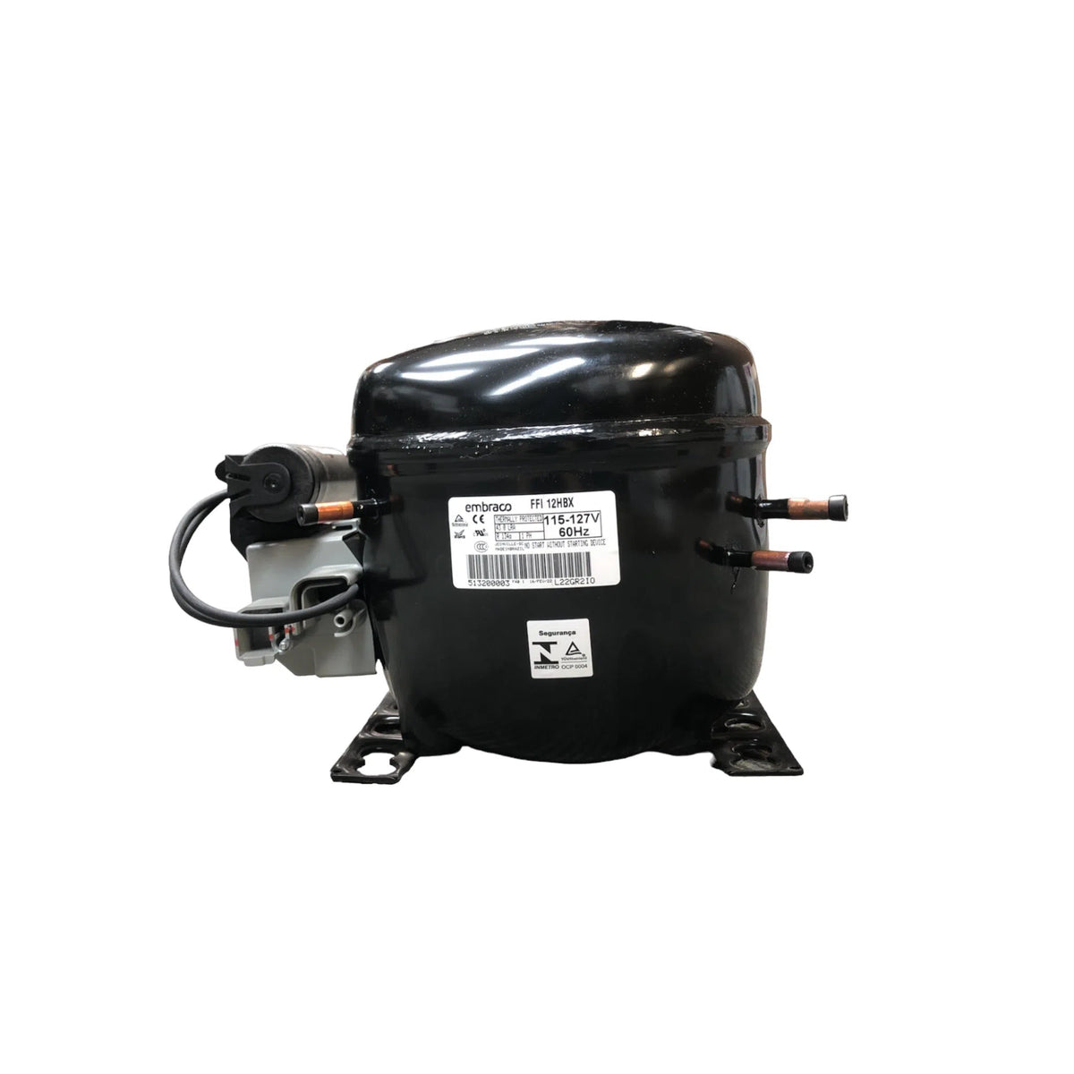 Baa FFI12HBX1 Embraco Refrigeration Compressor R-134A — NWF Supply
