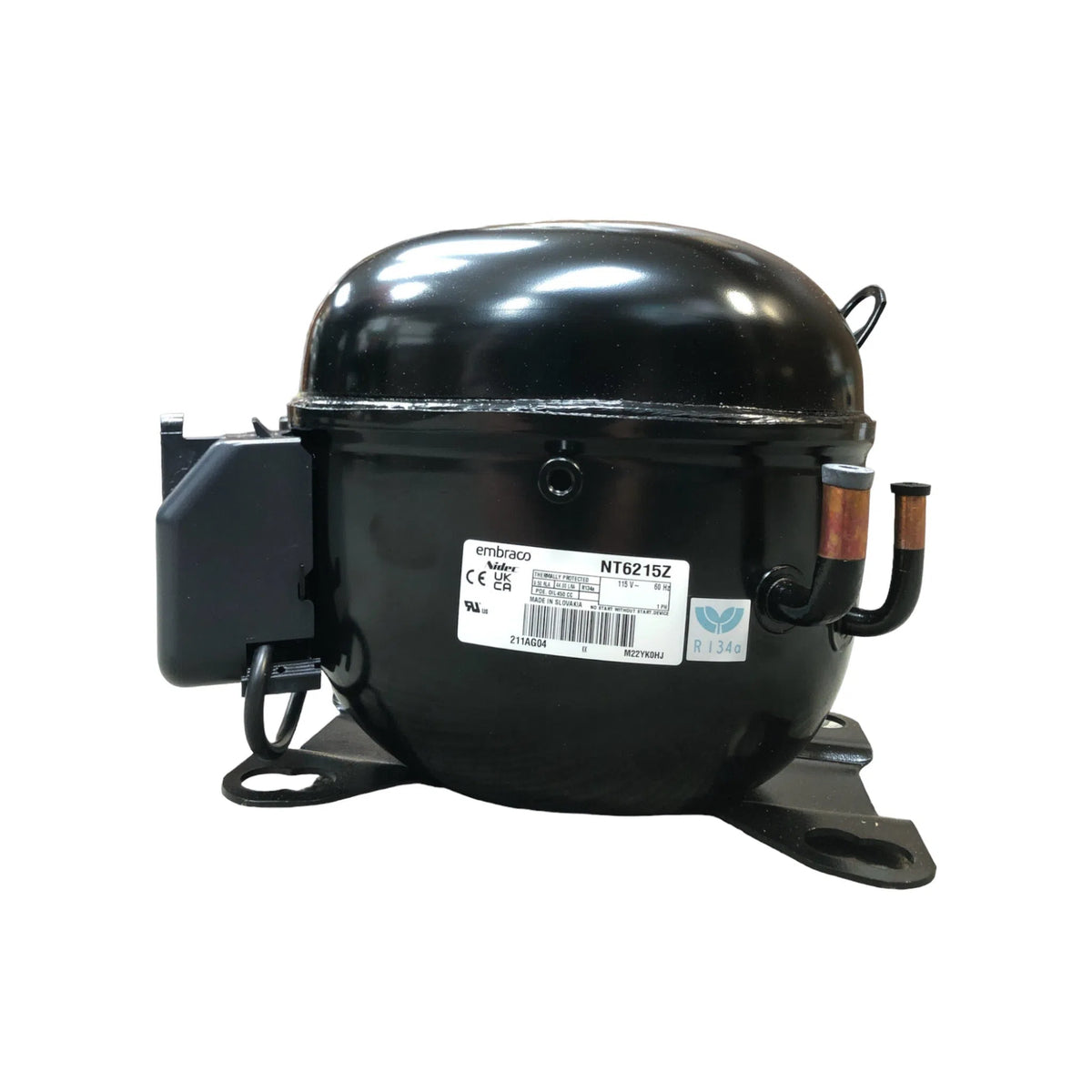 Tecumseh AKA4460YXA Replacement Refrigeration Compressor R-134A 1 Tecumseh AKA4460YXA Replacement Refrigeration Compressor R-134A 1