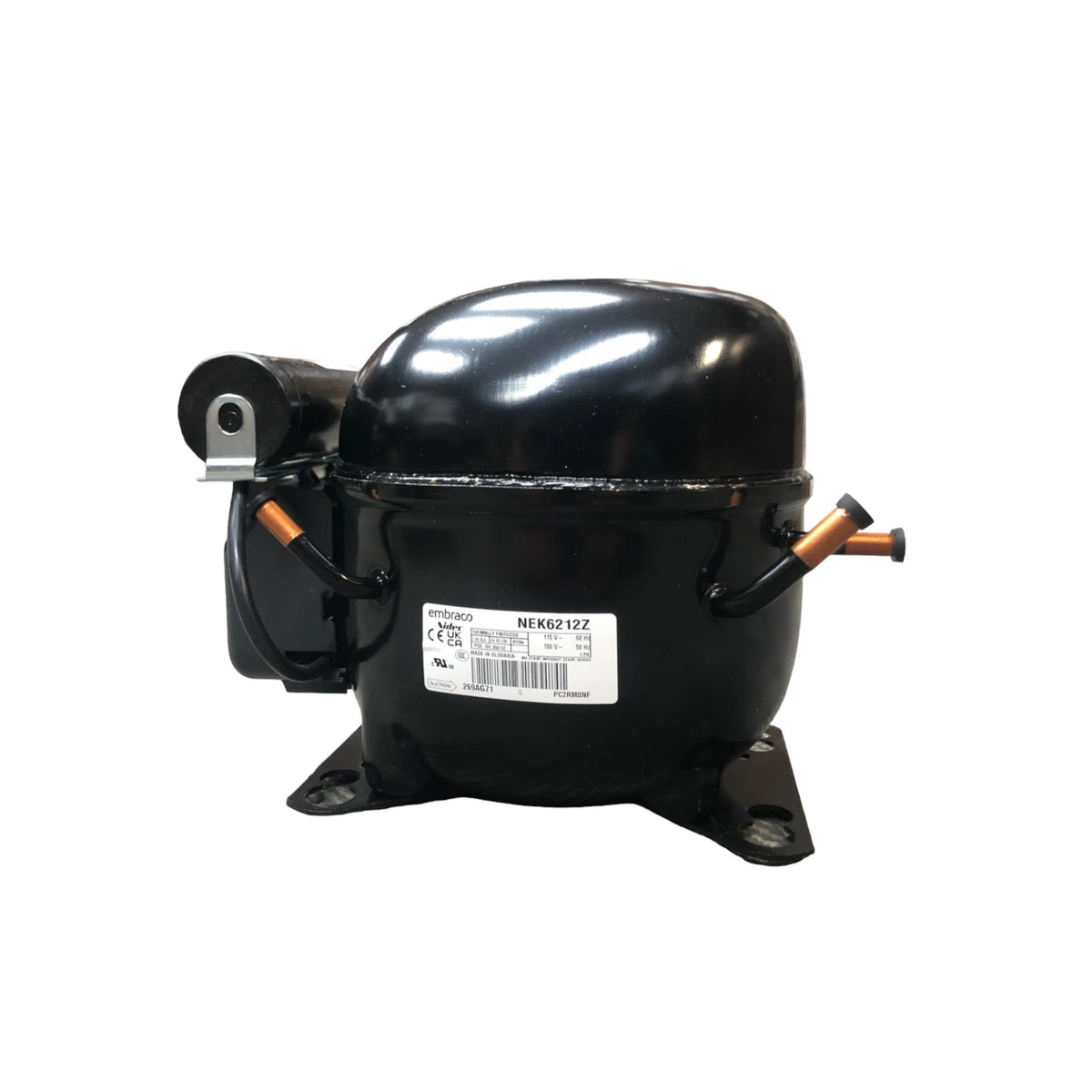 NEK6212Z Embraco Refrigeration Compressor 115V 1/2 HP — NWF Supply