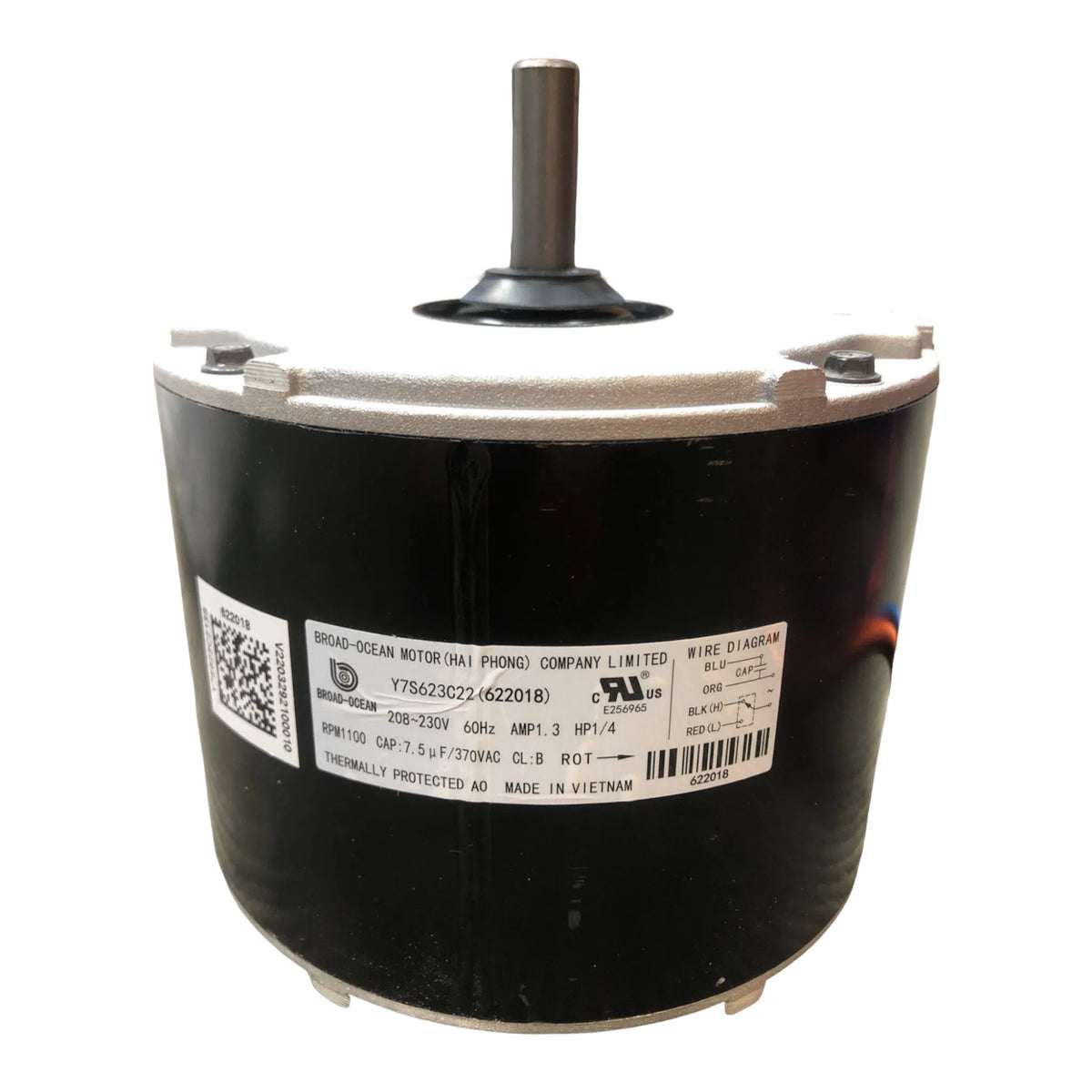 K55HXLCM-9928- Nordyne Intertherm Miller Condenser Fan Motor 1/4 HP 11 ...
