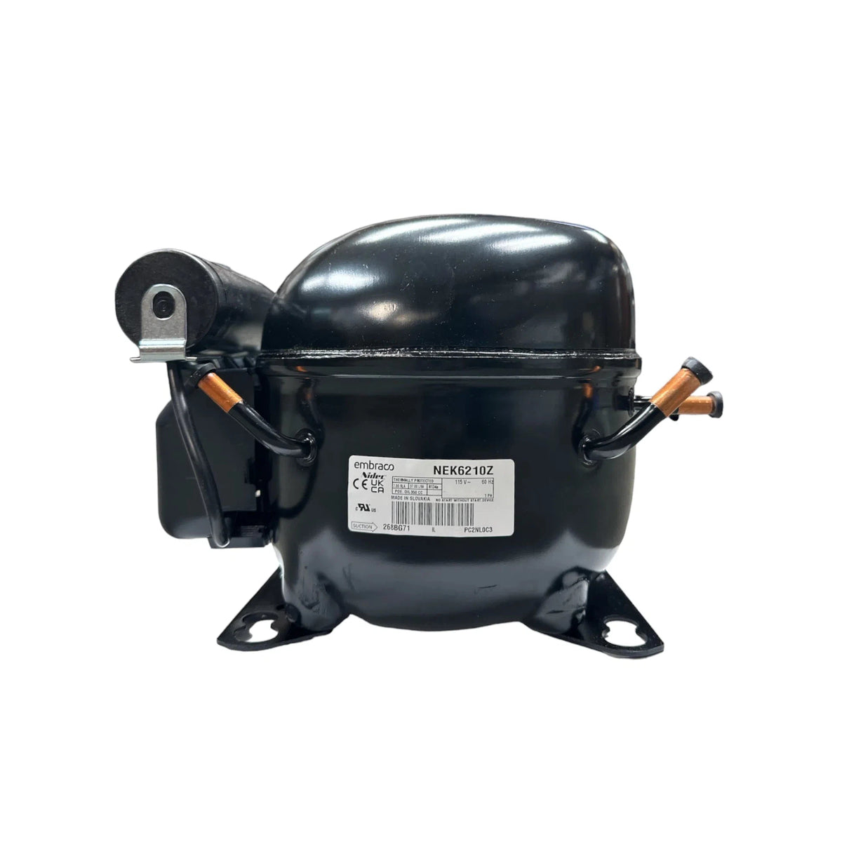 NEK6210Z Embraco Refrigeration Compressor 1/3 HP R-134a 115v — NWF