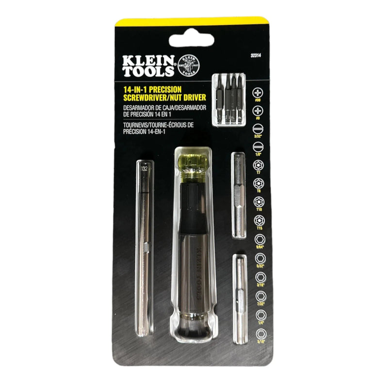 Klein Tools 32314 14-in-1 Precision Screwdriver Nut Driver