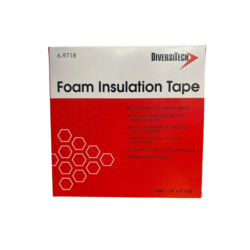 6-9718 Foam Tape, 1/8IN X 2IN X 30FT