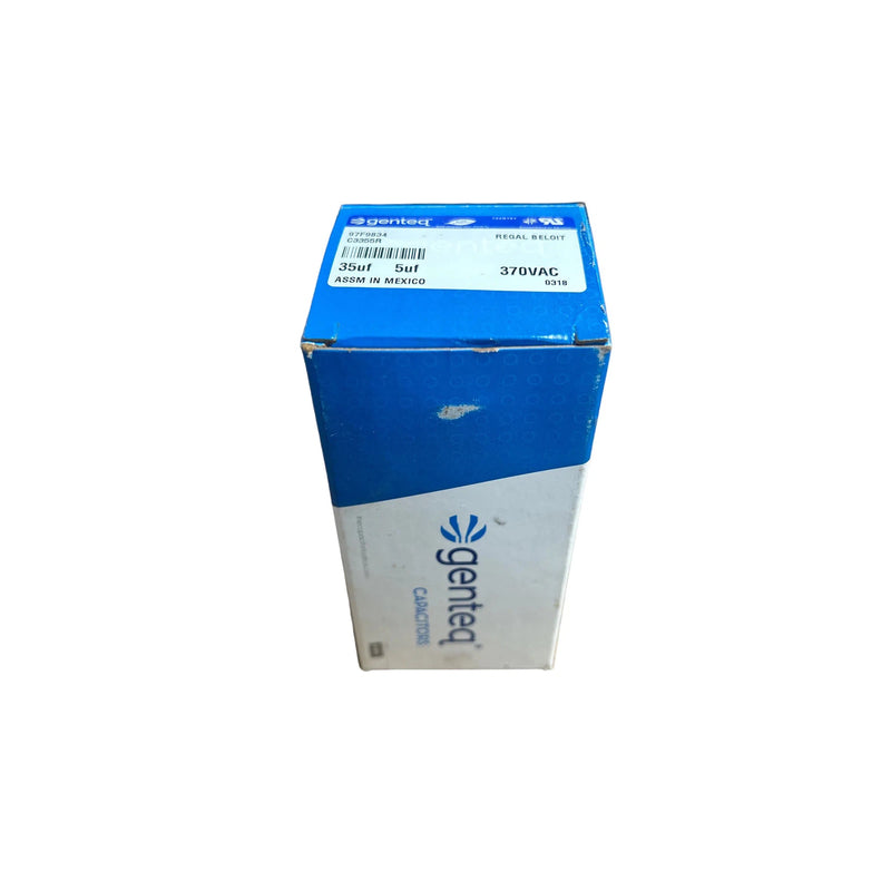 C3355R Genteq Dual Round Capacitor 370v 35+5MFD