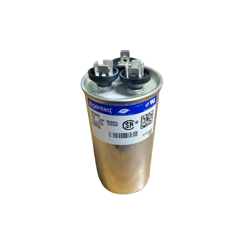 C34075R Genteq Dual Round Capacitor 370v 40+7.5MFD