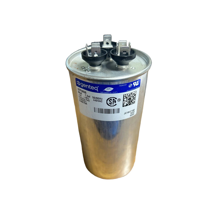 C46075R Genteq Dual Round Capacitor 440v 60+7.5MFD