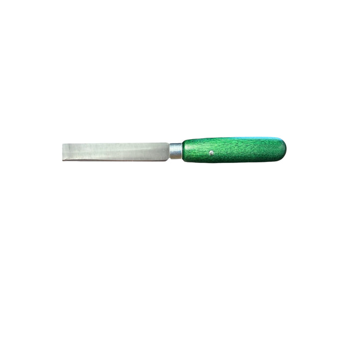 Green Handle Duct Knife HVAC 3 7/8" Long Blade