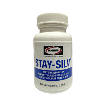 Harris SSWF7 Stay-Silv White Flux 6.5oz Brush Cap Bottle