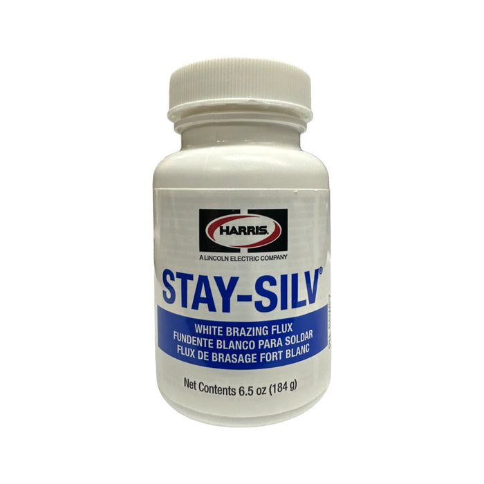 Harris SSWF7 Stay-Silv White Flux 6.5oz Brush Cap Bottle