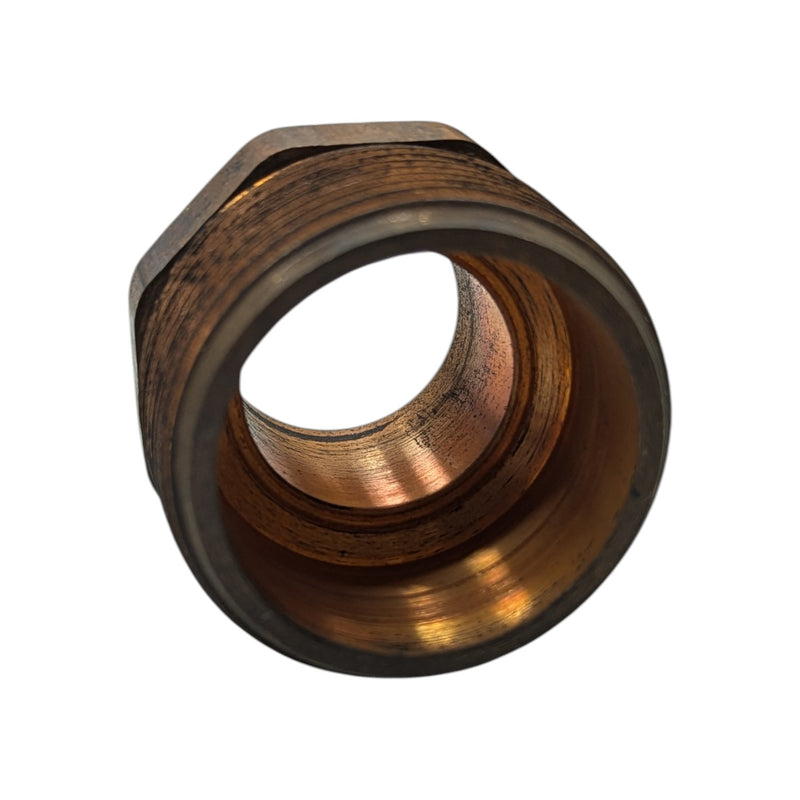 Copper Adapter 1-1/8" Solder to 1-1/2" Male Pipe Thread