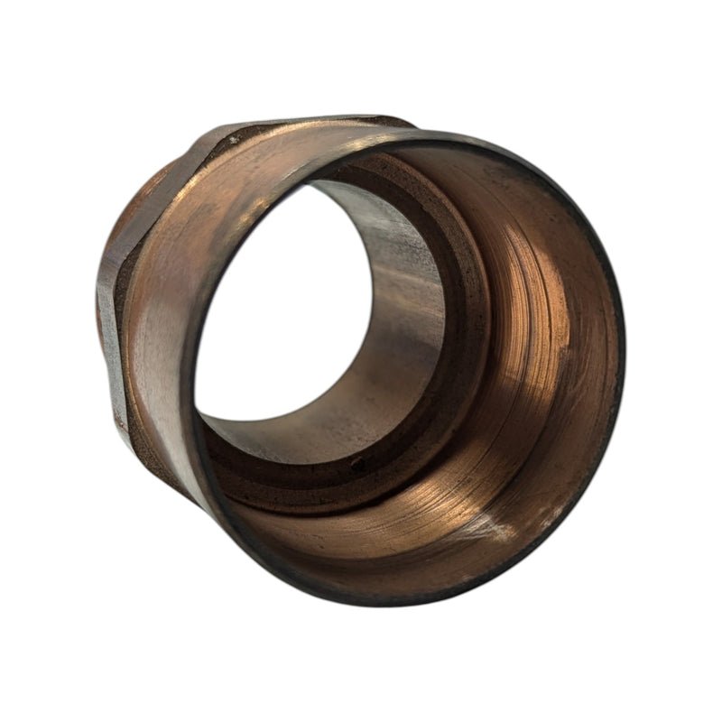 Copper Adapter 1-5/8" Solder to 1-1/4" Male Pipe Thread