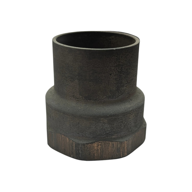 Wrot Copper Adapter 1 3/8" Solder to 1 1/4" Female Pipe Thread