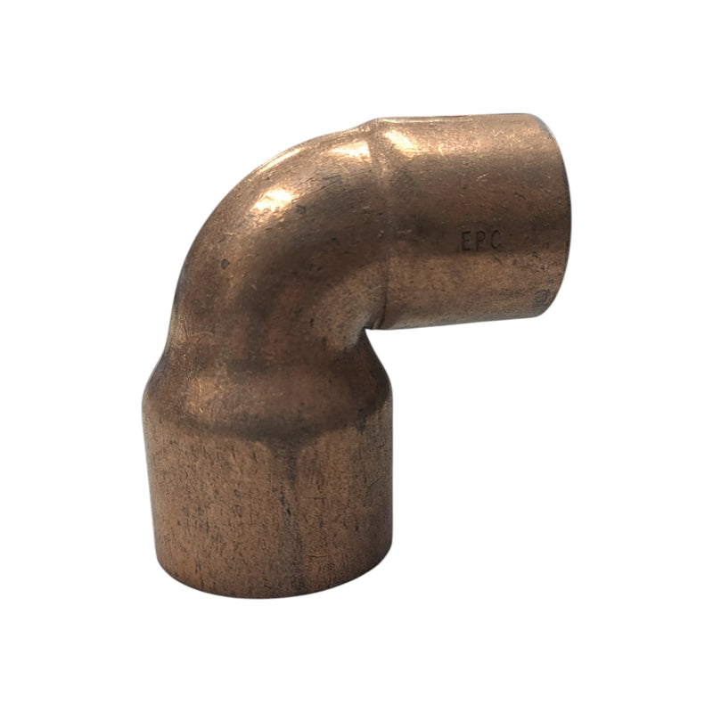 Wrot Copper Reducing Elbow 90° 1-3/8" to 1-1/8"