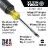 Klein Tools 601-6 3/16-Inch Cabinet Tip Screwdriver 6-Inch