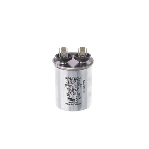 Rheem 43-25136-08 Run Capacitor 15 MFD 370 VAC — NWF Supply