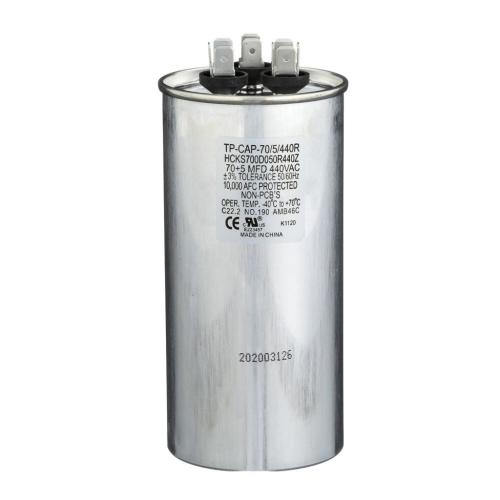 Tradepro TP-CAP-70/5/440R Run Capacitor 70+5 MFD 440 VAC
