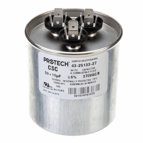 Rheem 43-25133-27 50+10 MFD 370 VAC