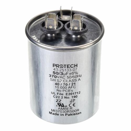 Rheem 43-25133-07 Run Capacitor 50+3 MFD 370 VAC