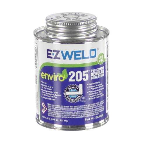 E-Z Weld EZ30502N Enviro Pipe Cement Clear 8oz