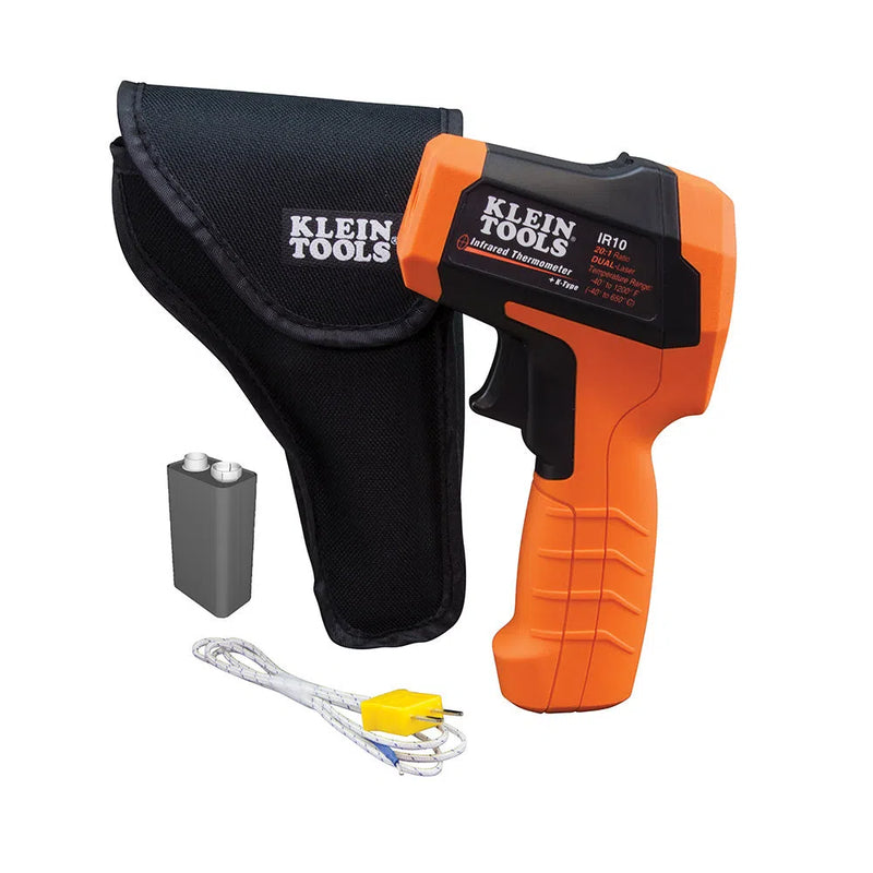 Klein Tool IR10 Dual Laser Infrared Thermometer 20:1